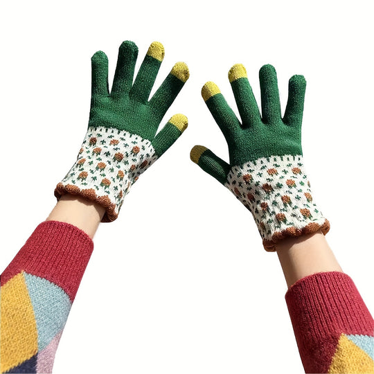 Marijke - Cozy Knitted Winter Gloves for Women