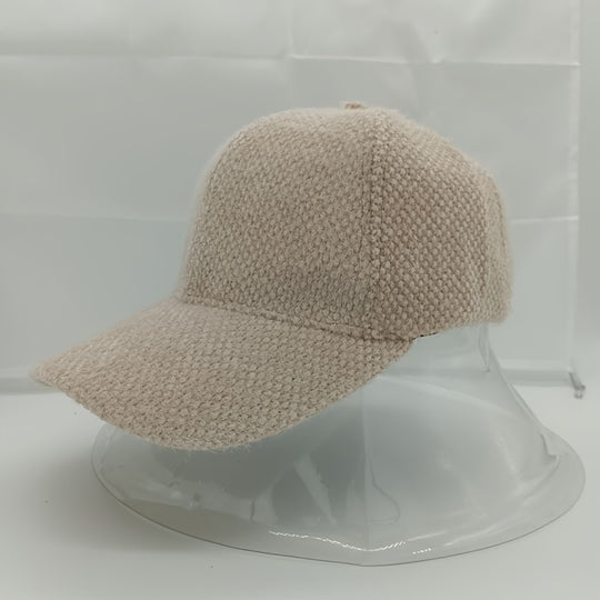 Elise - Warme Herfst/Winter Baseballcap met Imitatiebont