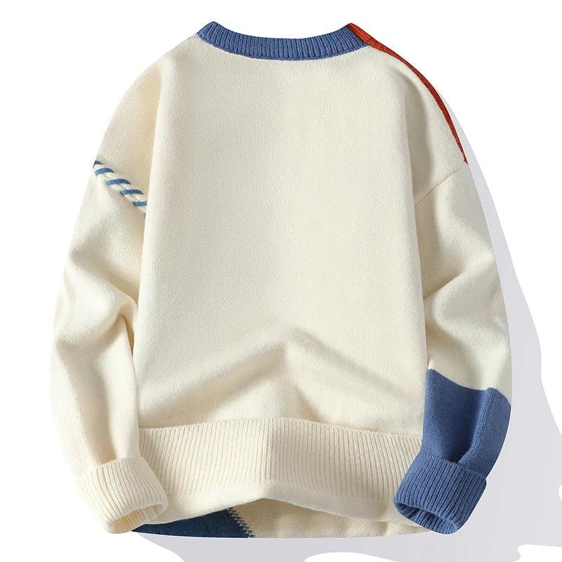 Mark - Patchwork Pullover for Men 