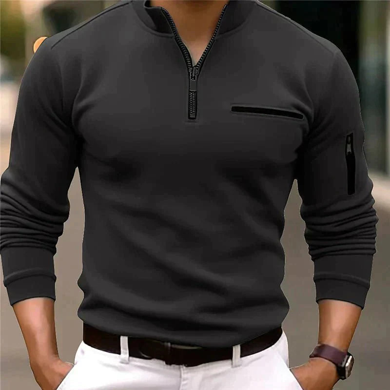 Lars – Quarter Zip Polo Shirt for Men